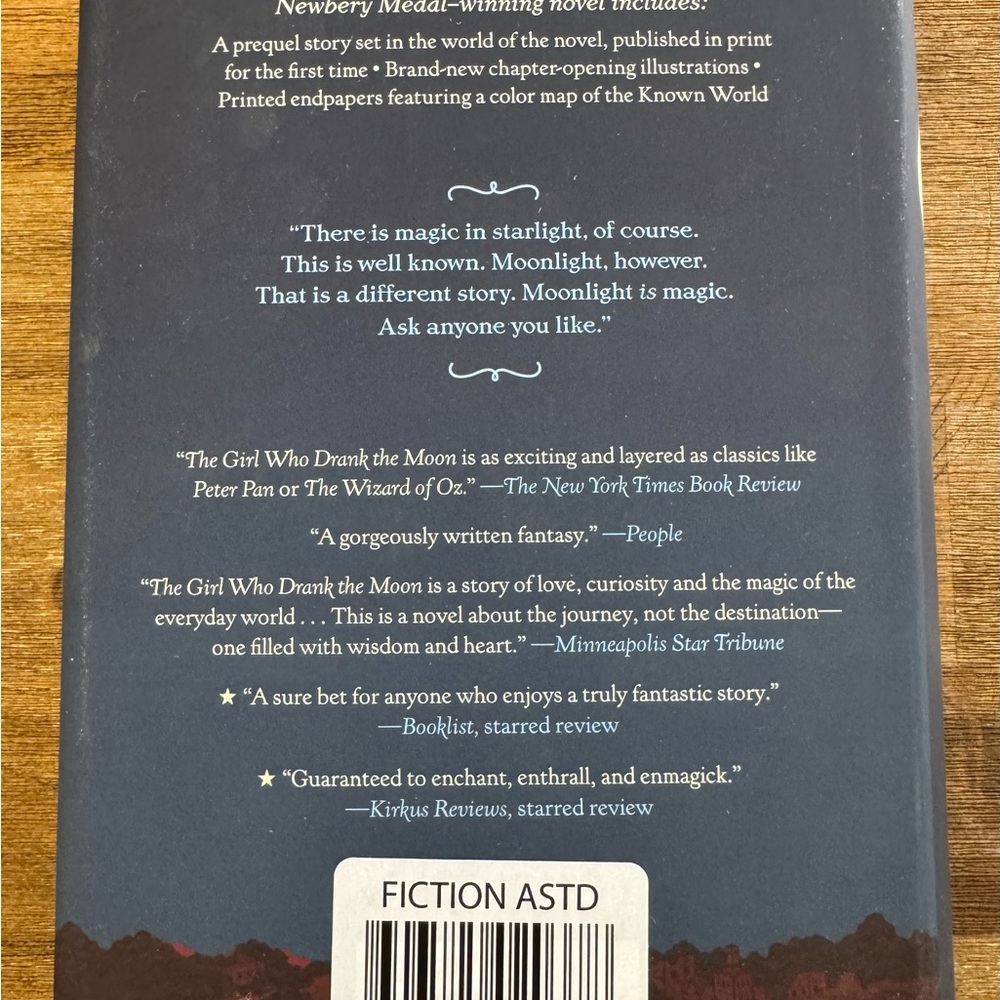 The Girl Who Drank the Moon Book - Picture 2 of 6